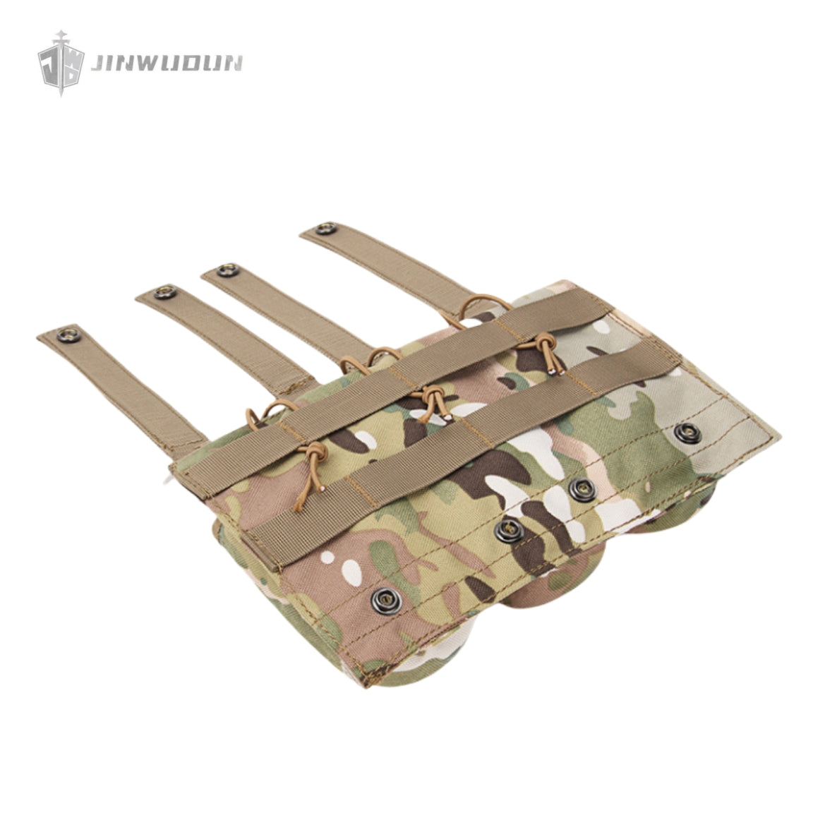 Triple AK storage bag Mollo accessory bag Outdoor military fan tool accessory bag