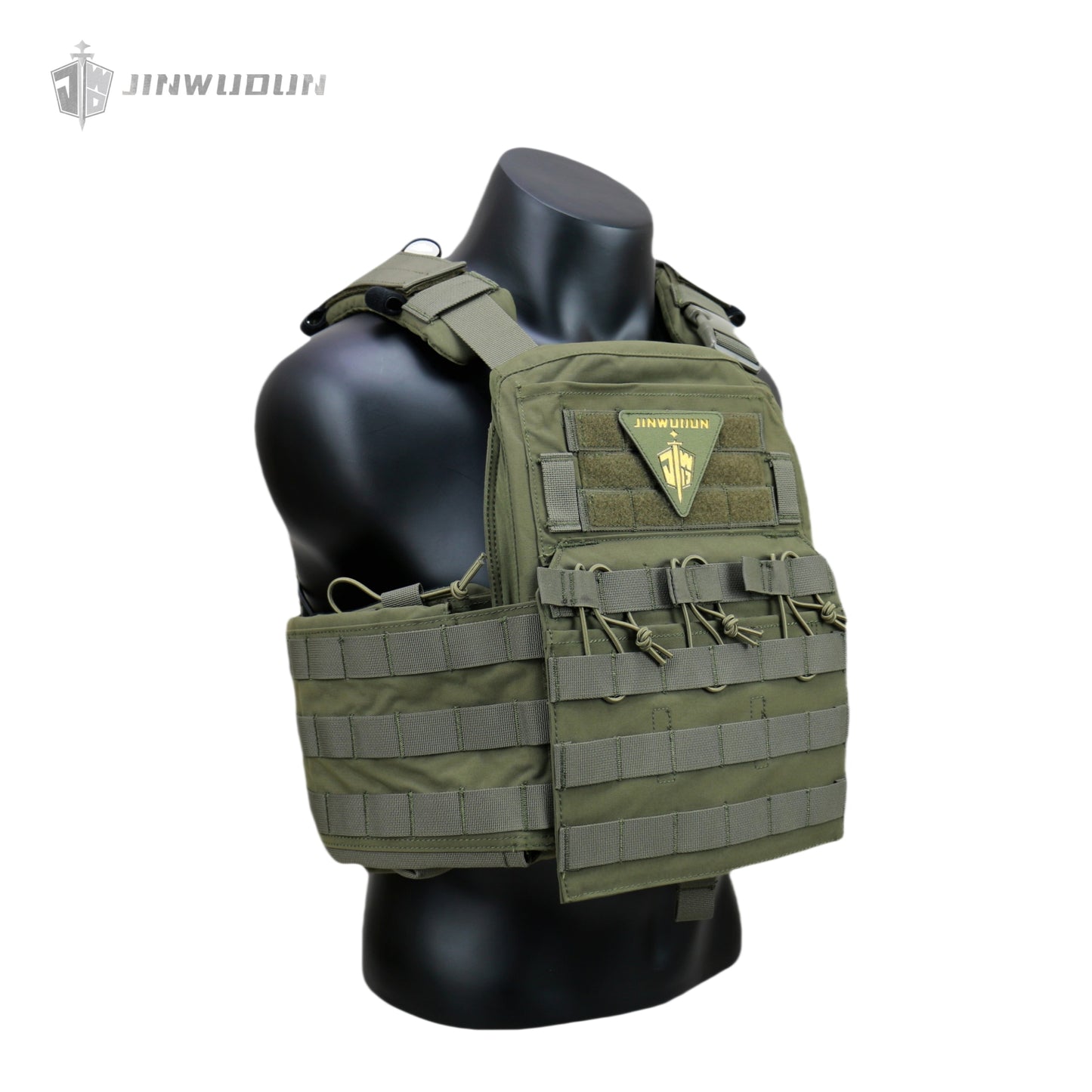 CPC tactical vest, made of nylon, can accommodate 20*16.5 inch bulletproof plates.