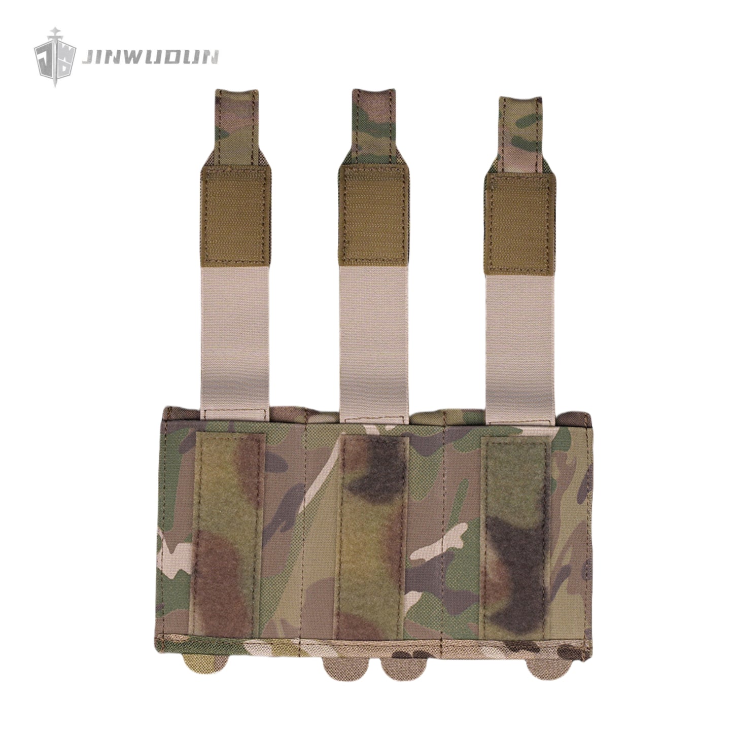 Lightweight triple flip cover elastic function bag 5.56/7.62MOLEL mounting accessory bag