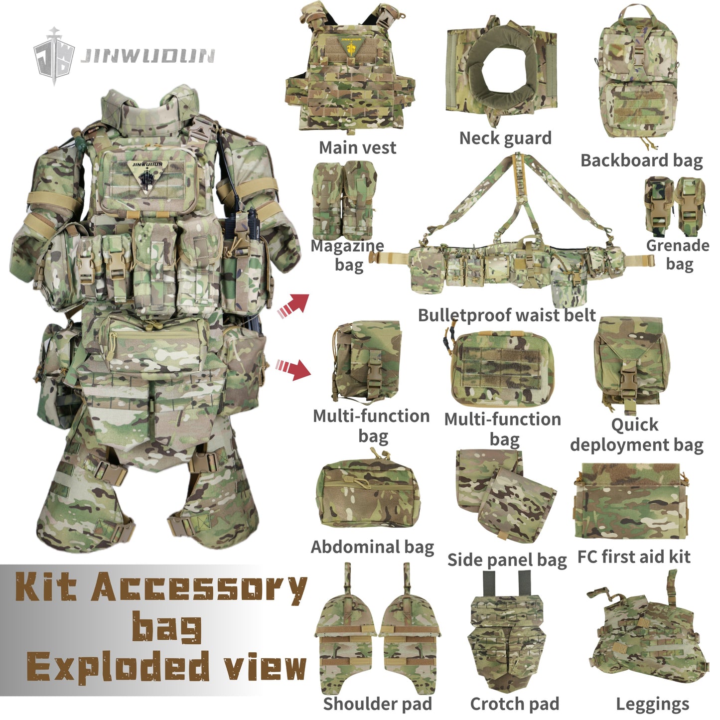 Level NIJ IV Fearless "X" full protection bulletproof vest nylon material tactical bulletproof vest with increased protection