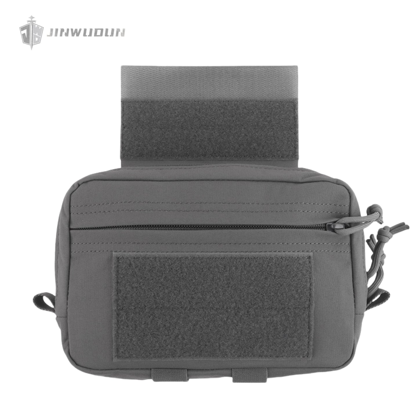 Tactical vest external expansion equipment storage bag R type GP lower auxiliary bag Velcro