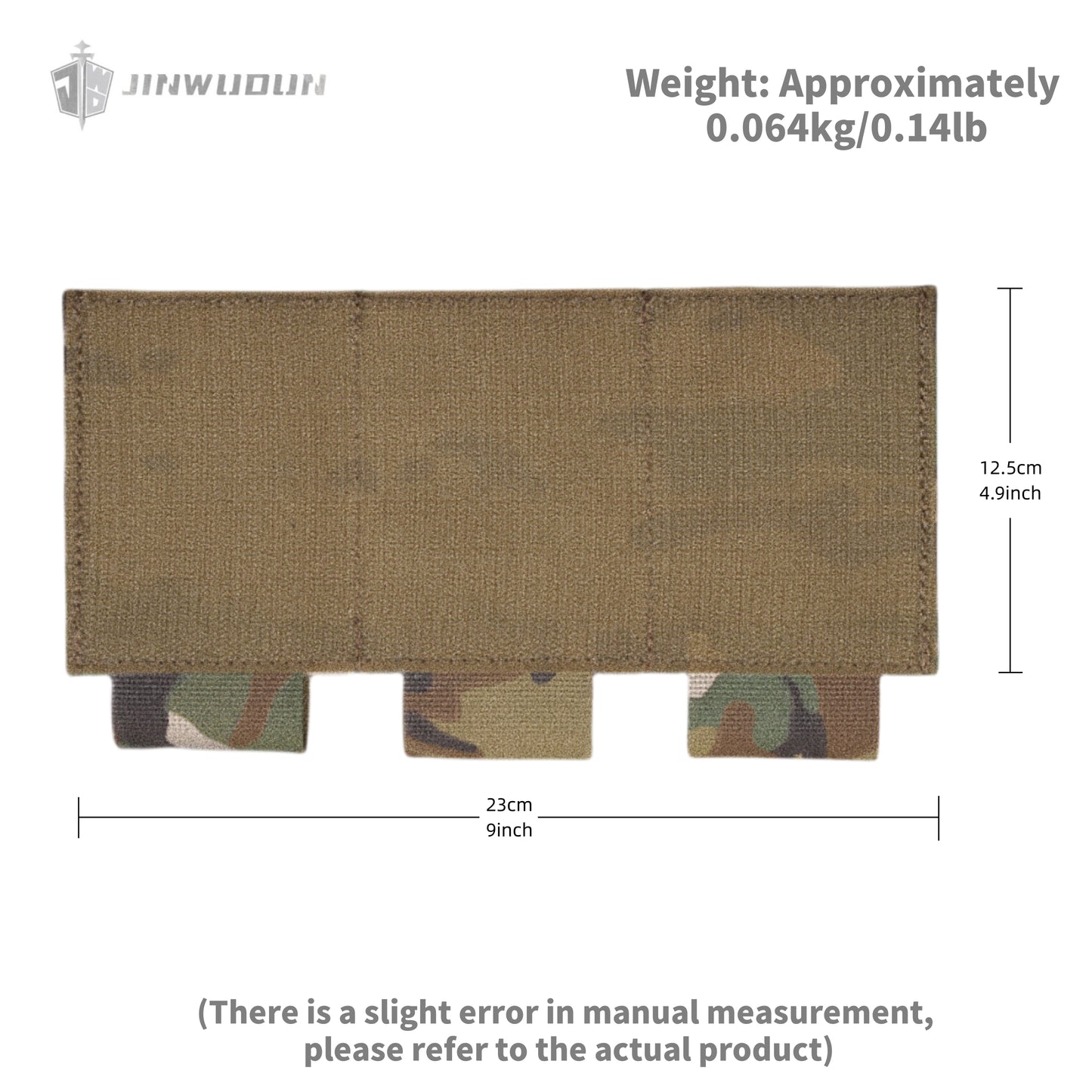 Triple 5.56 function bag (built-in) Vest-specific built-in adhesive sub-bag Triple clip bag