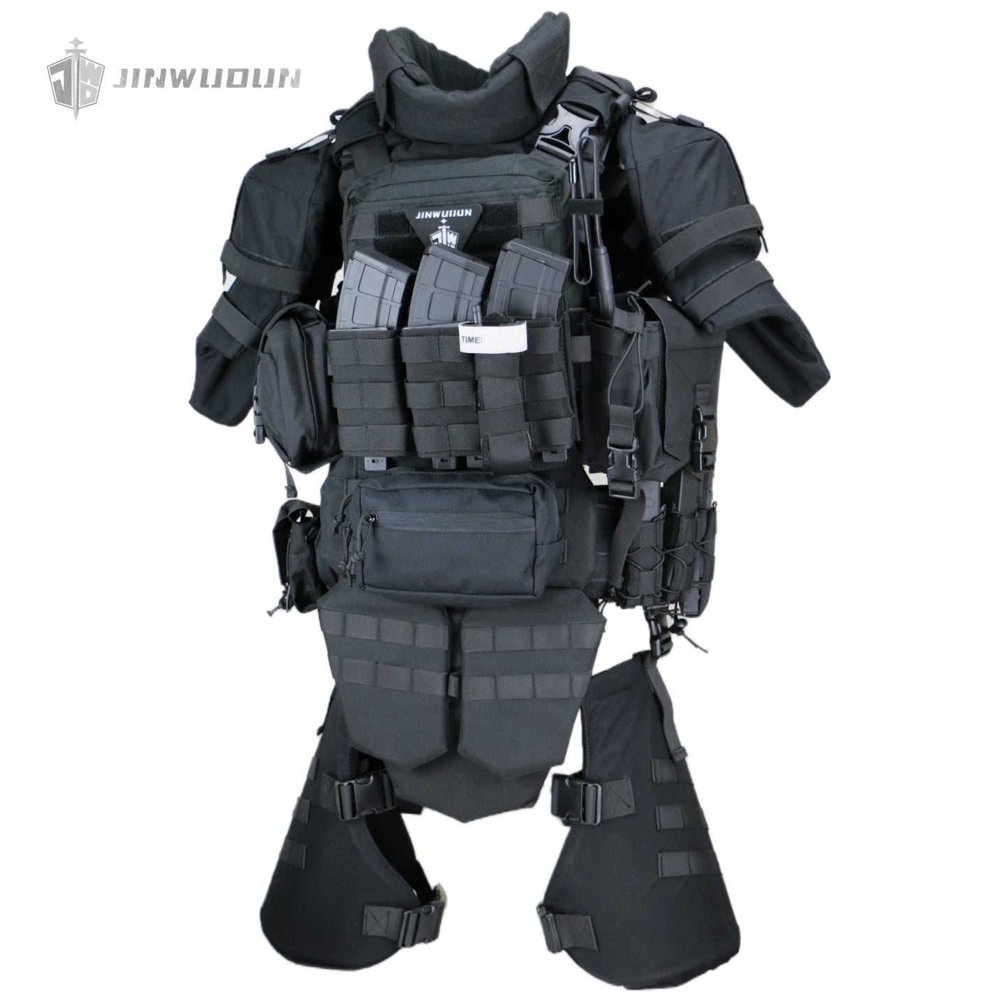 Level NIJ IV Fearless "X" full protection bulletproof vest nylon fabric tactical bulletproof vest increases the protection area