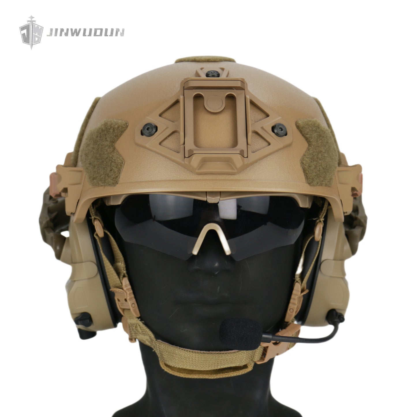 JWD-P30 Tactical Headset | Noise Reduction & Sound Pickup | Compatible with WENDY/FAST Helmets | Durable PC Material