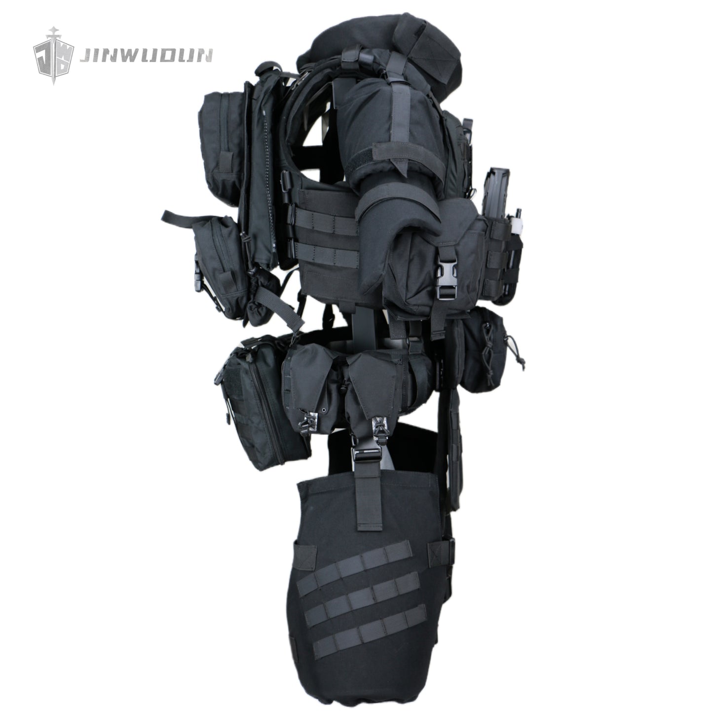 Level NIJ IV Fearless "X" full protection bulletproof vest nylon fabric tactical bulletproof vest increases the protection area