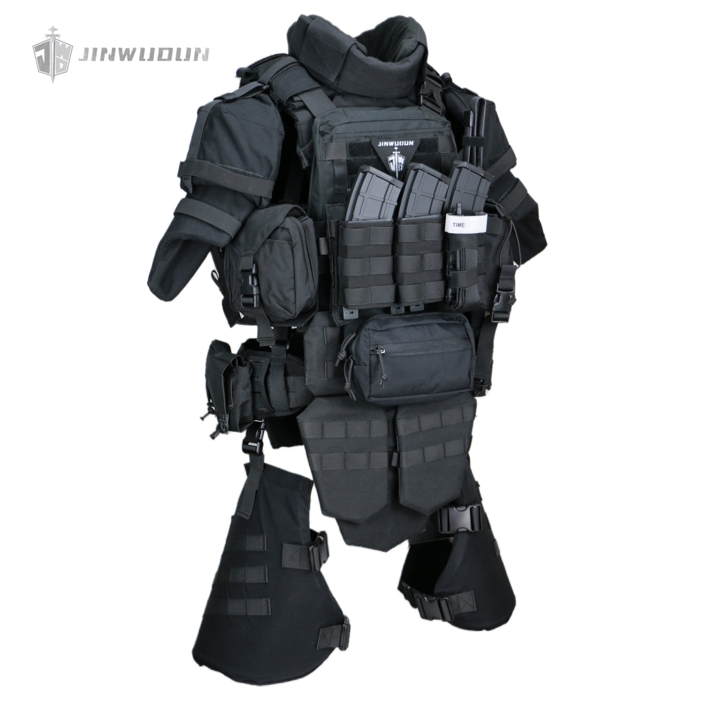 Level NIJ IV Fearless "X" full protection bulletproof vest nylon fabric tactical bulletproof vest increases the protection area