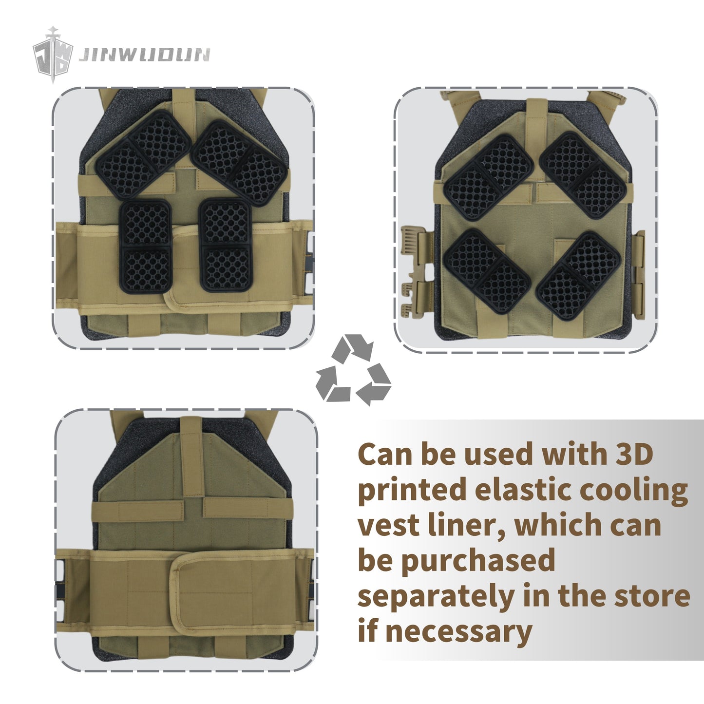 NIJ III level 06 hollow bulletproof vest water-proof tactical vest lightweight quick-release bulletproof vest
