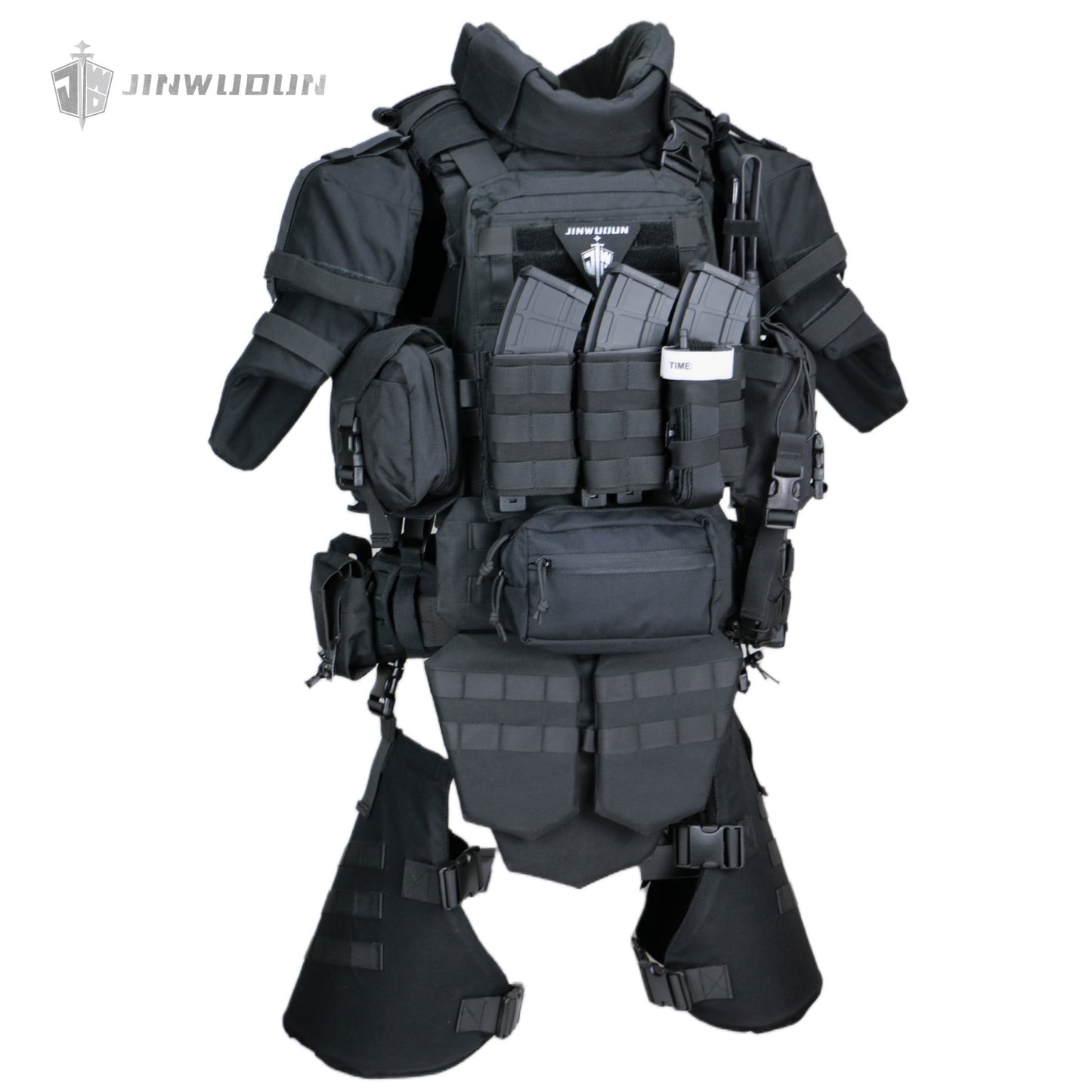 Level NIJ IV Fearless "X" full protection bulletproof vest nylon fabric tactical bulletproof vest increases the protection area