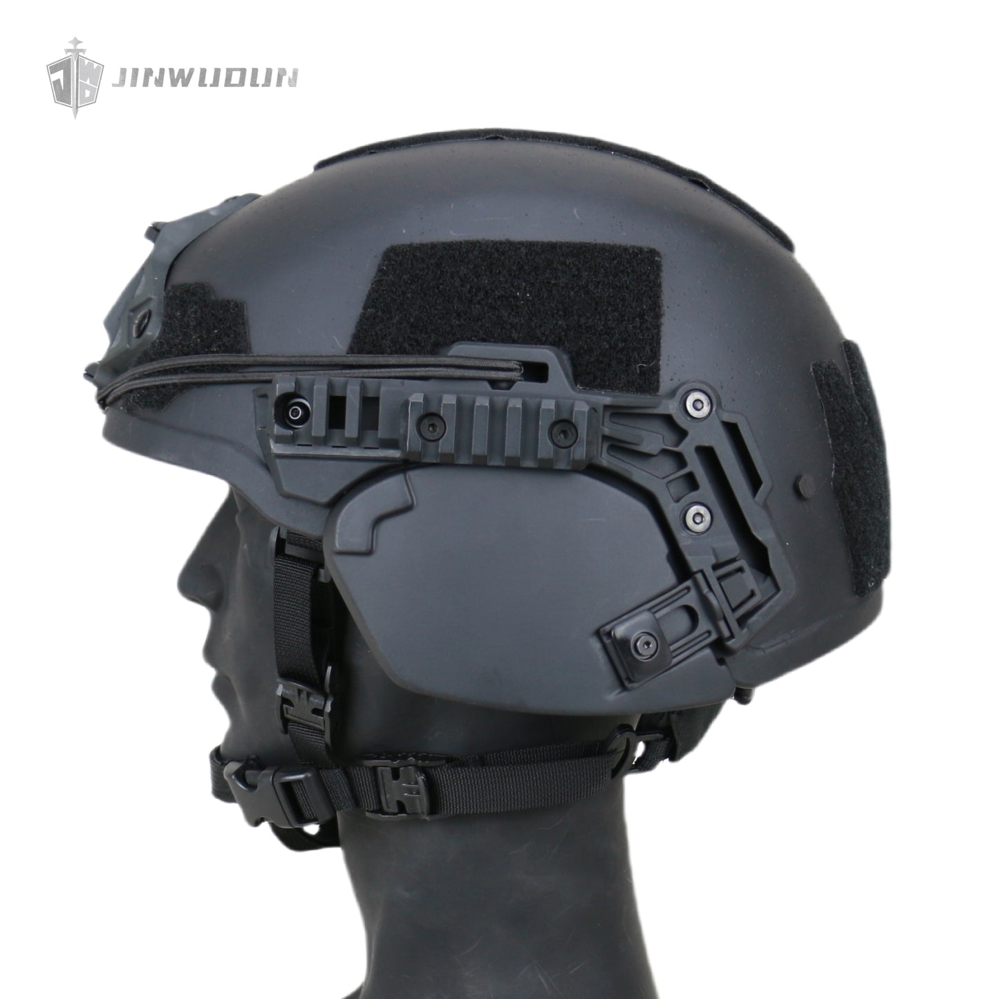 JWD-Bulletproof earmuffs Wendy helmet dedicated NIJ IIIA protective aramid material earmuffs