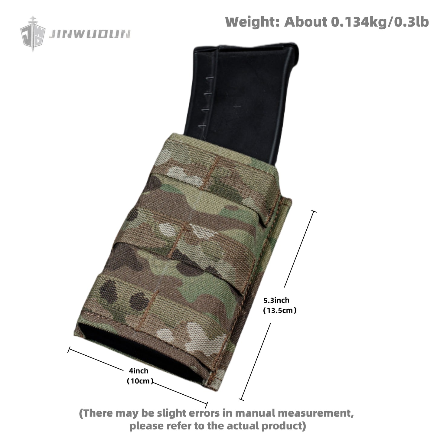 FAST Single 7.62 AK Magazine Pouch MOLLE Insert Tactical Expansion Multi-Function Accessory