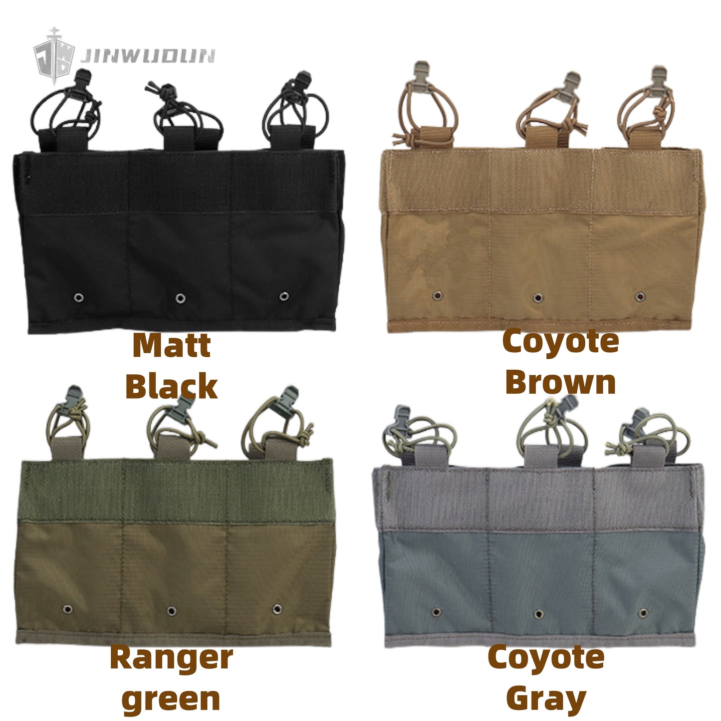 DOPE Tactical Functional Bag V5 PC Vest Kangaroo Bag Accessory with Drain Hole Velcro