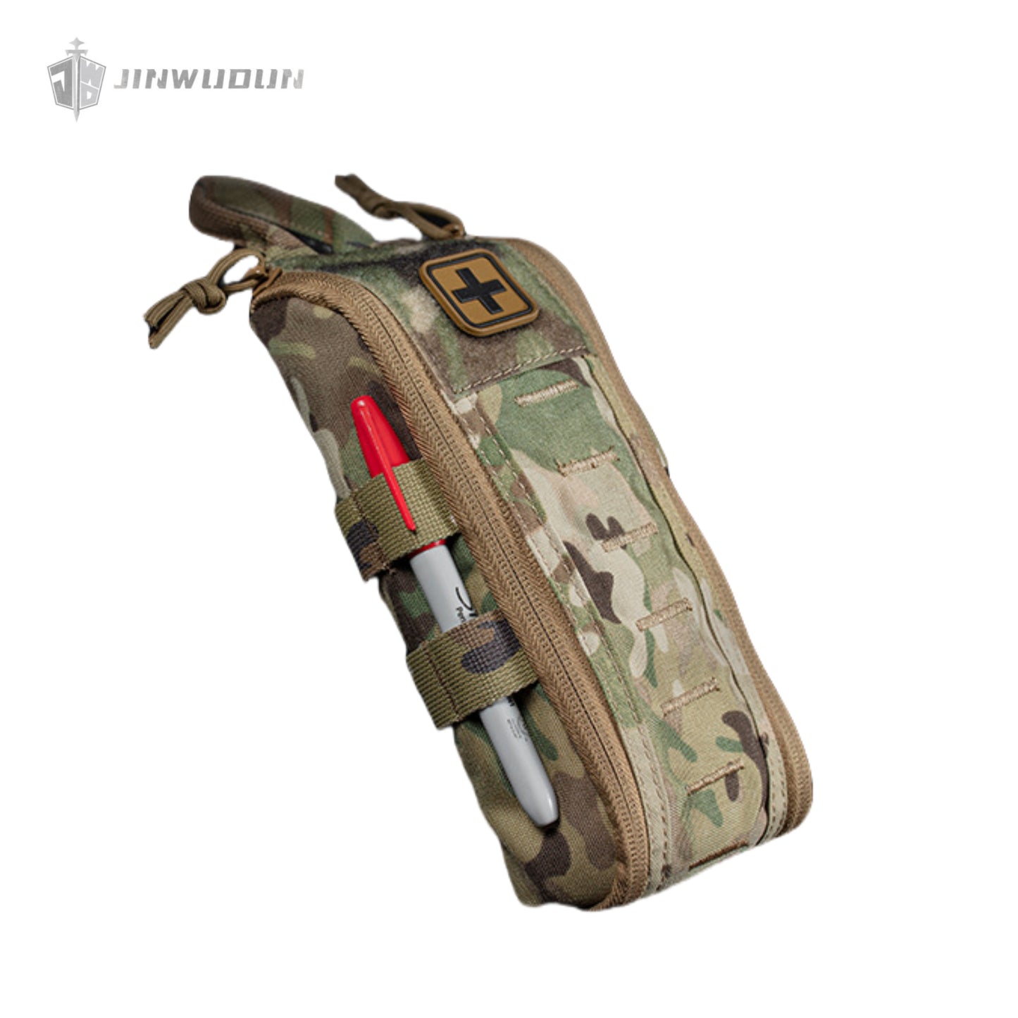 Outdoor tactical multi-functional military fan portable MOLLE medical bag rapid response first aid kit