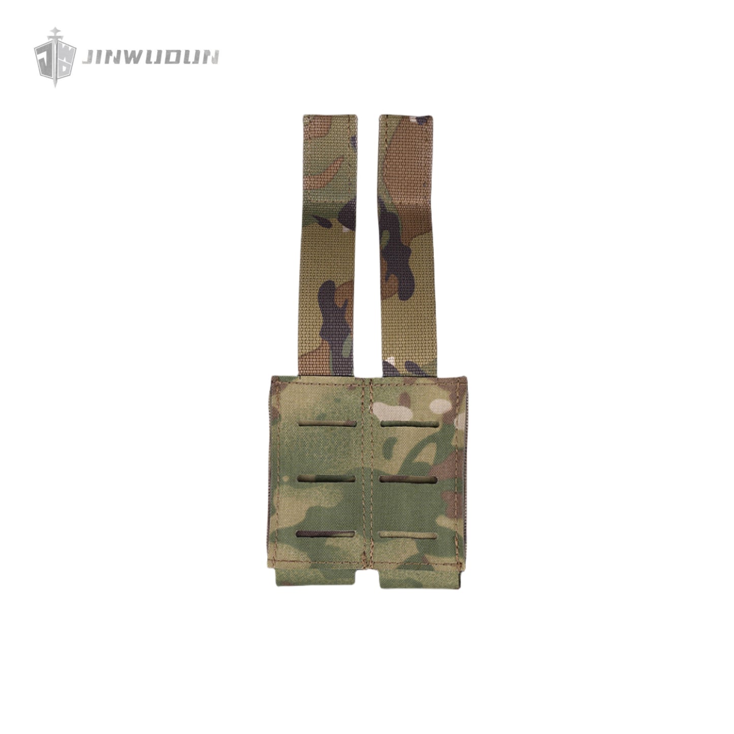 Tactical vest accessory double bag molle tool bag open double function bag