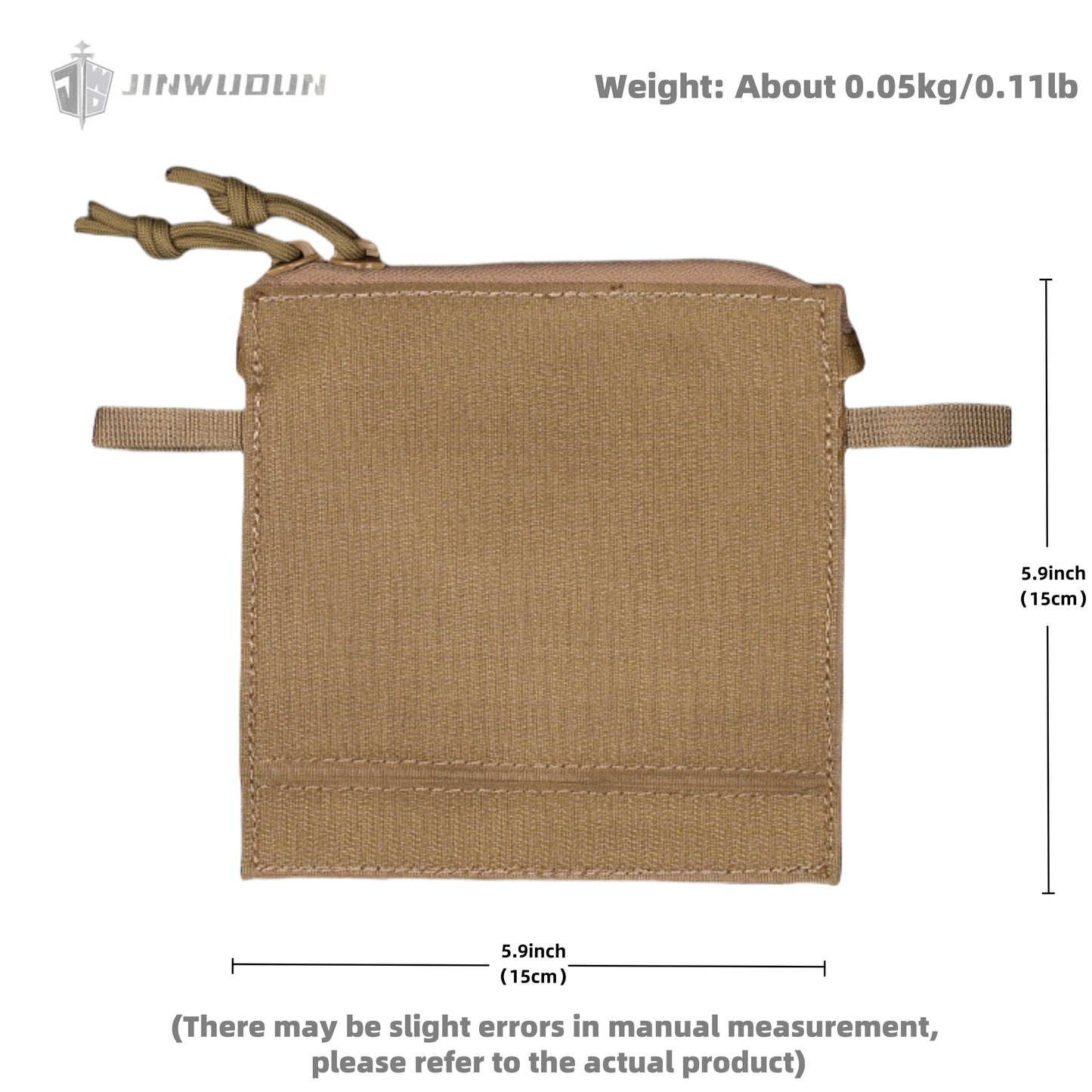 Tactical vest chest expansion accessories storage bag G buckle panel adapter multi-purpose management bag