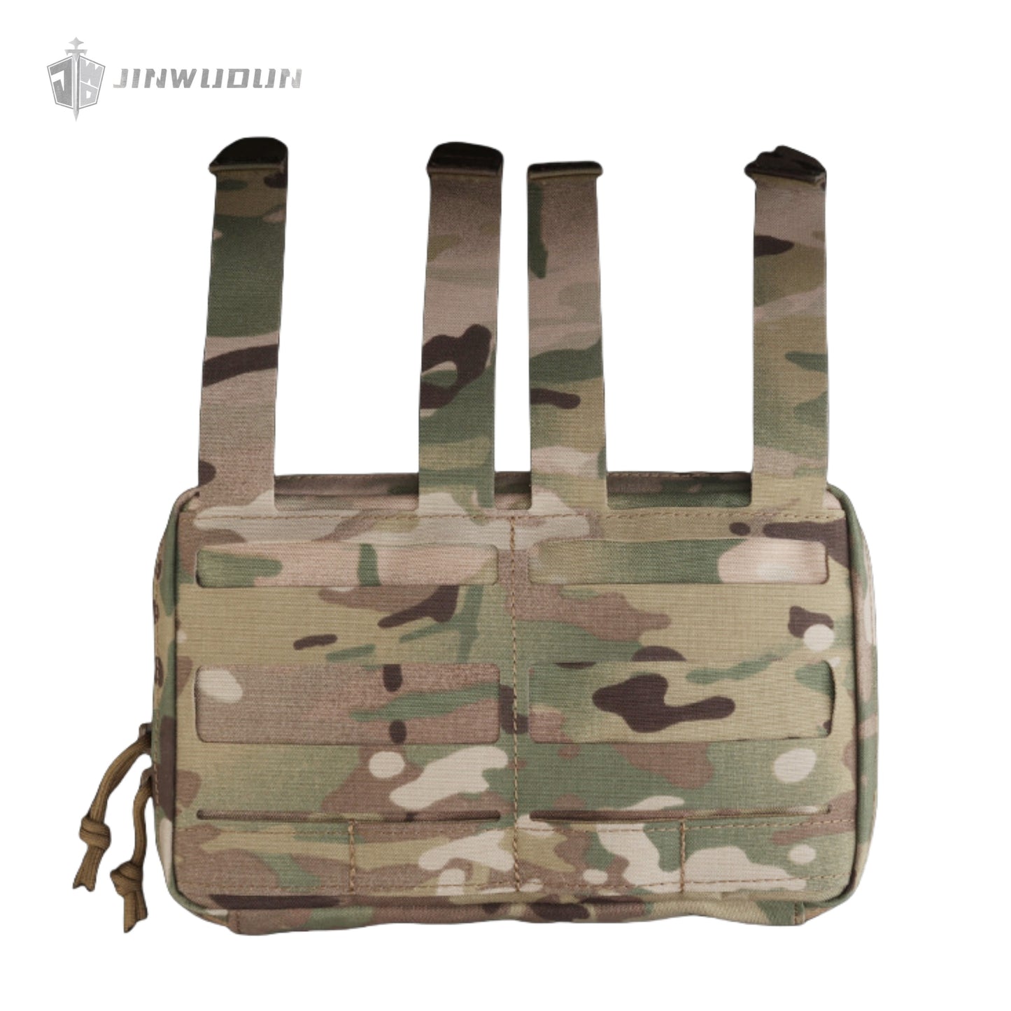 GP bag two-way zipper molle mount a variety of tactical equipment expansion storage bag