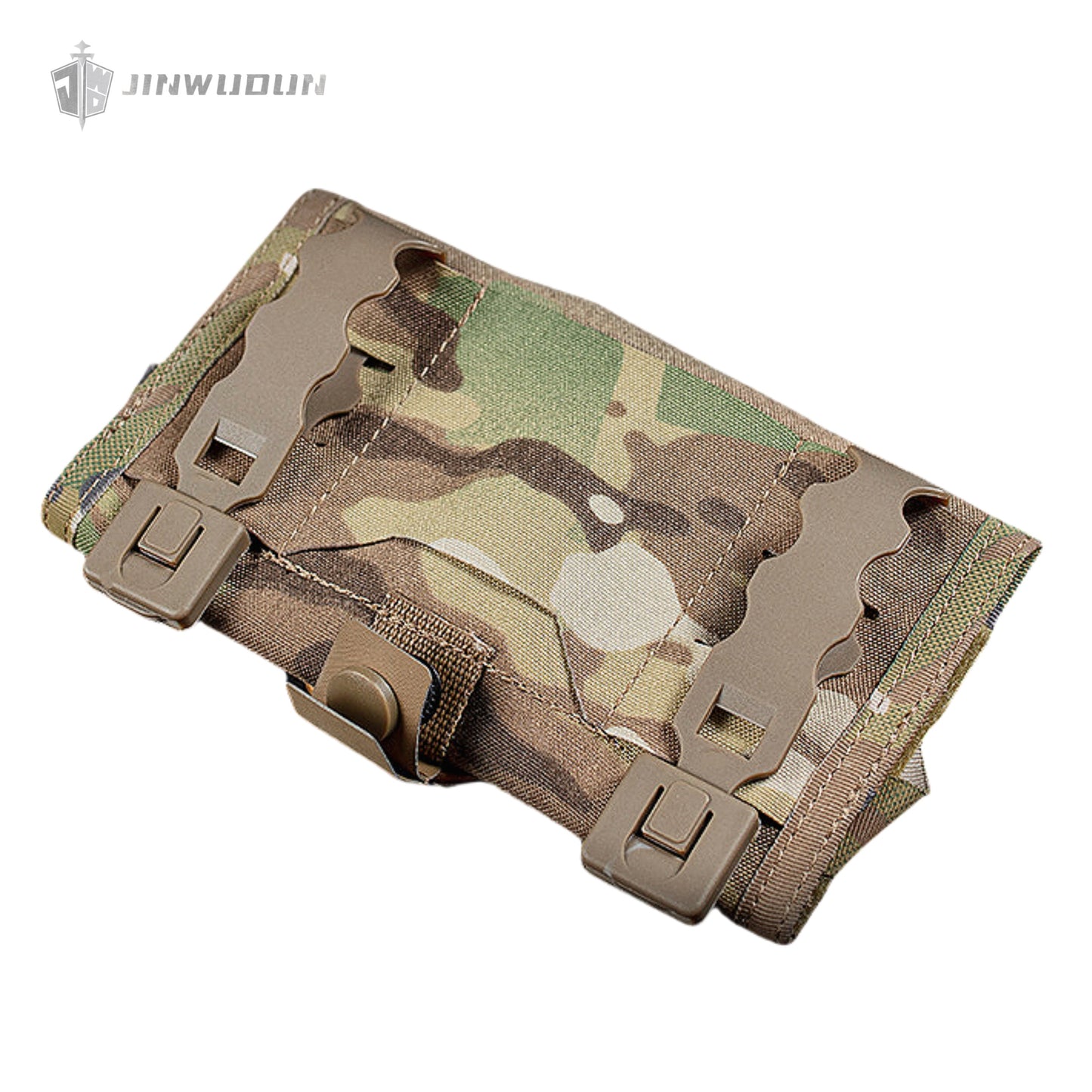 Outdoor tactical vest MOLLE system adapted to mobile phone navigation function package