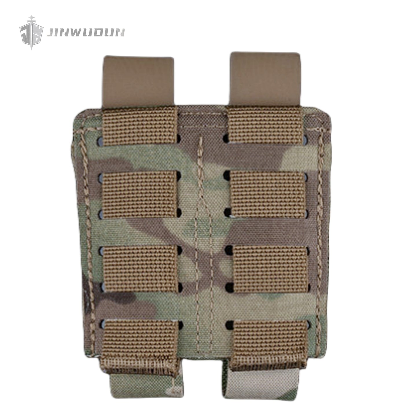 K-type double-linked pistol magazine bag outdoor tactical 9mm storage bag M system mount