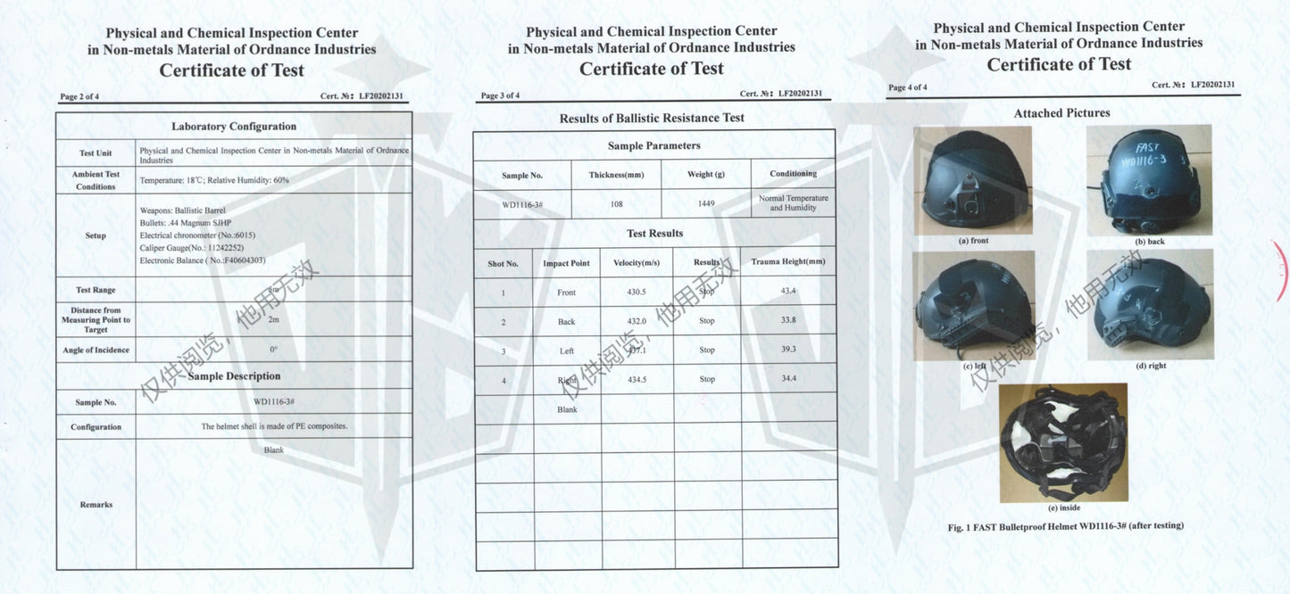 Tactical bulletproof helmet high-speed -NIJ IIIA