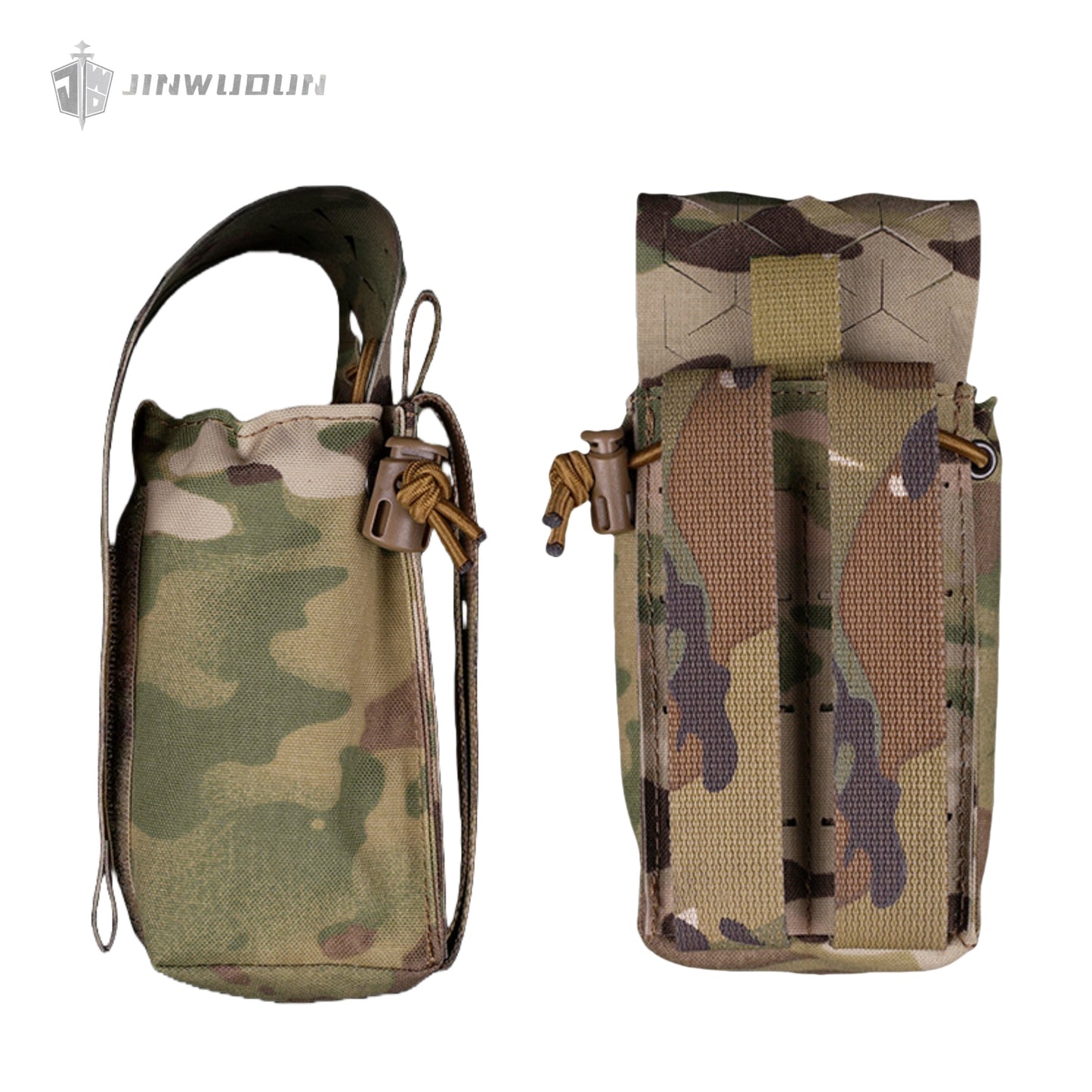 Compatible with various tactical vests, flip-top multi-function SPUD multi-purpose tactical bag
