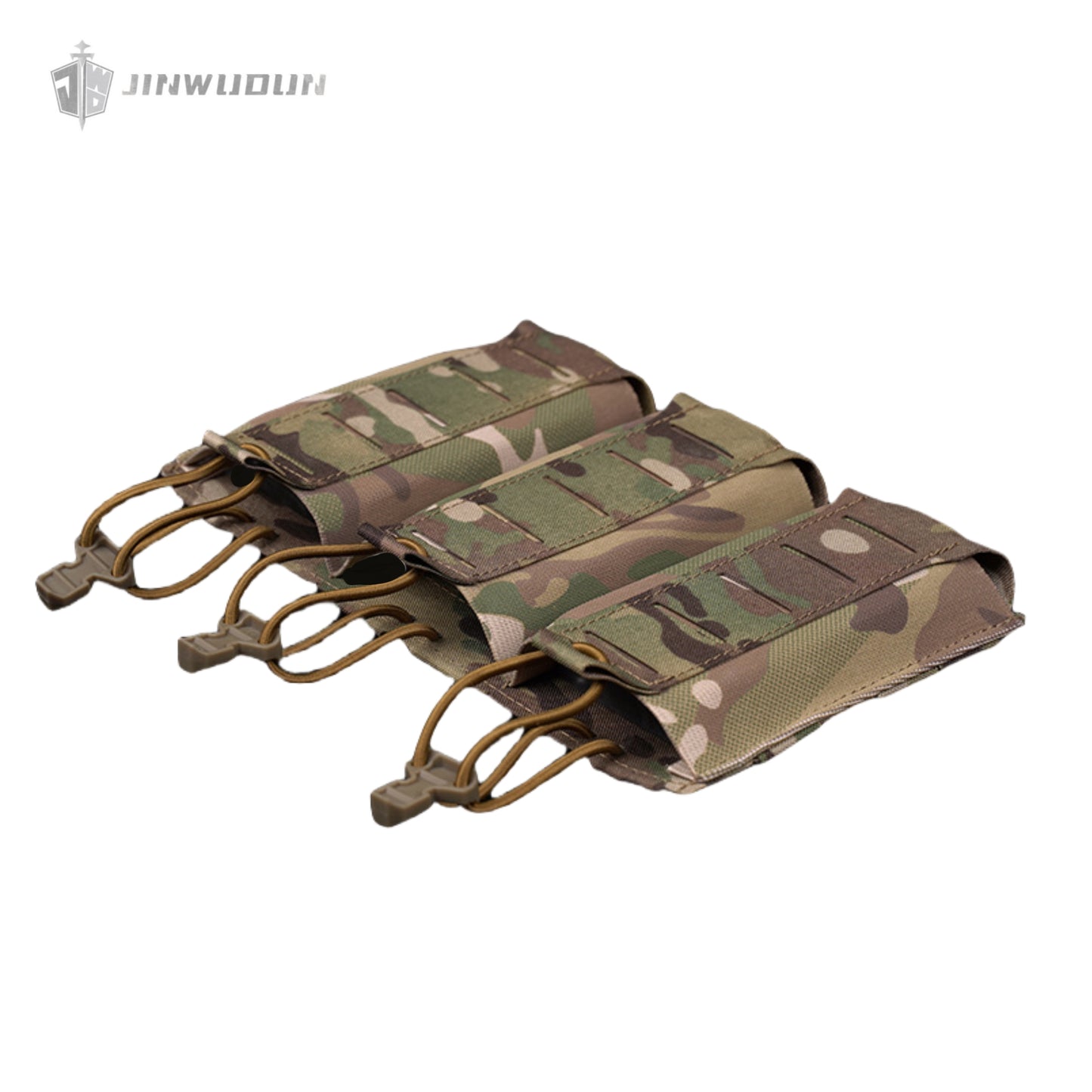 Lightweight triple elastic functional bag 5.56/7.62 multifunctional tactical molle storage bag