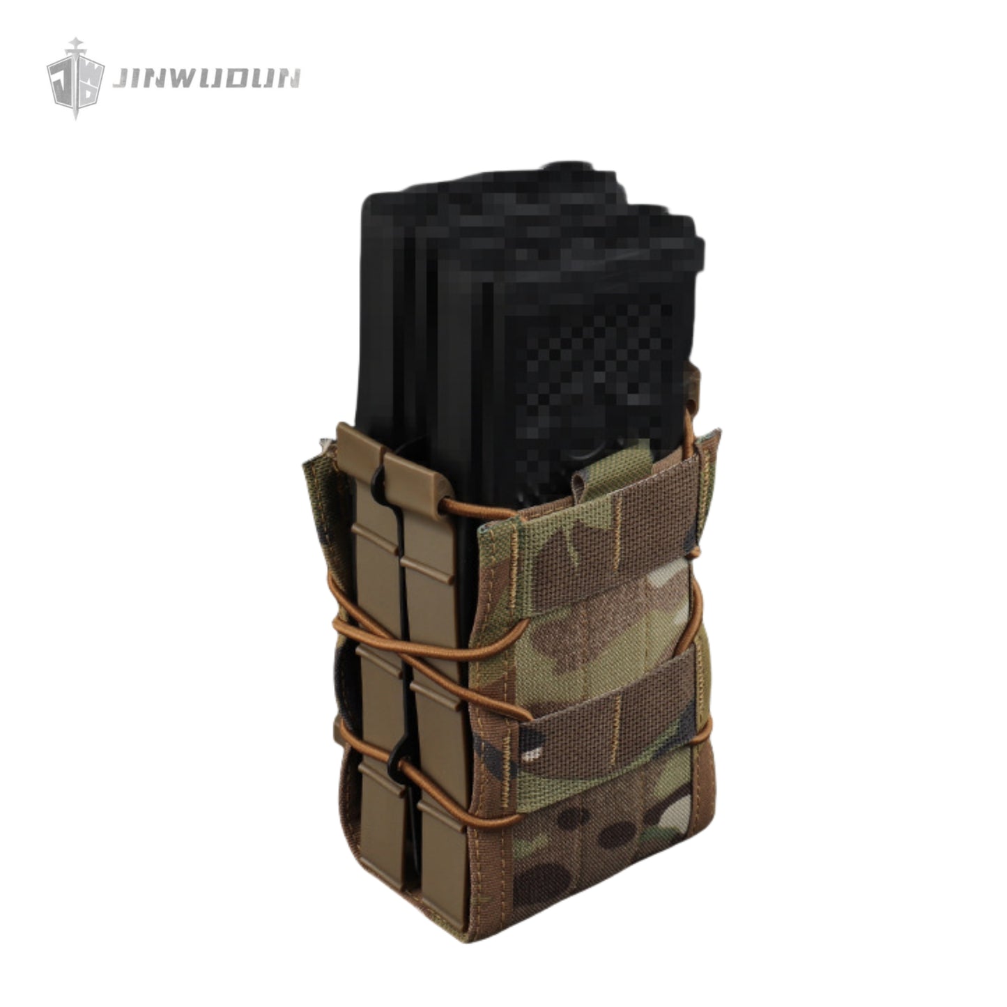 Tiger double full-size quick-draw function bag 5.56/7.62molle double-layer accessory bag