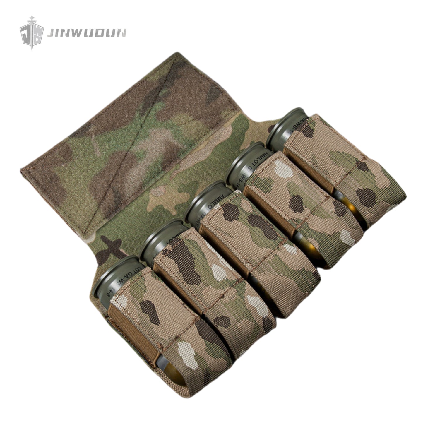 Tactical chest/vest multifunctional storage lower abdomen bag five-link M203 supplement pack