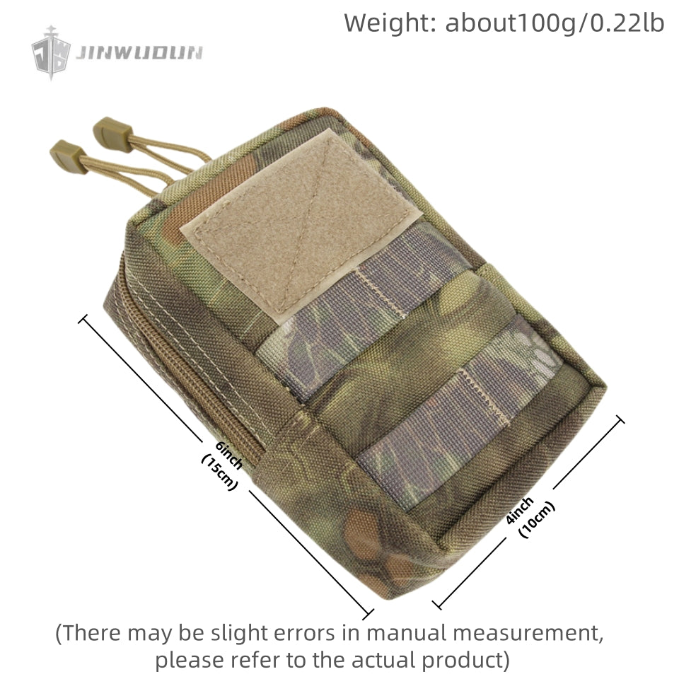 MOLLE system portable waist hanging collection accessory bag