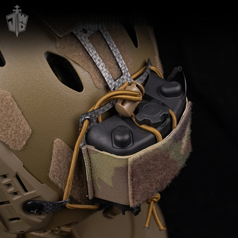 Night vision goggle battery box helmet bag adapts to a variety of tactical helmets elastic adjustment tactical equipment