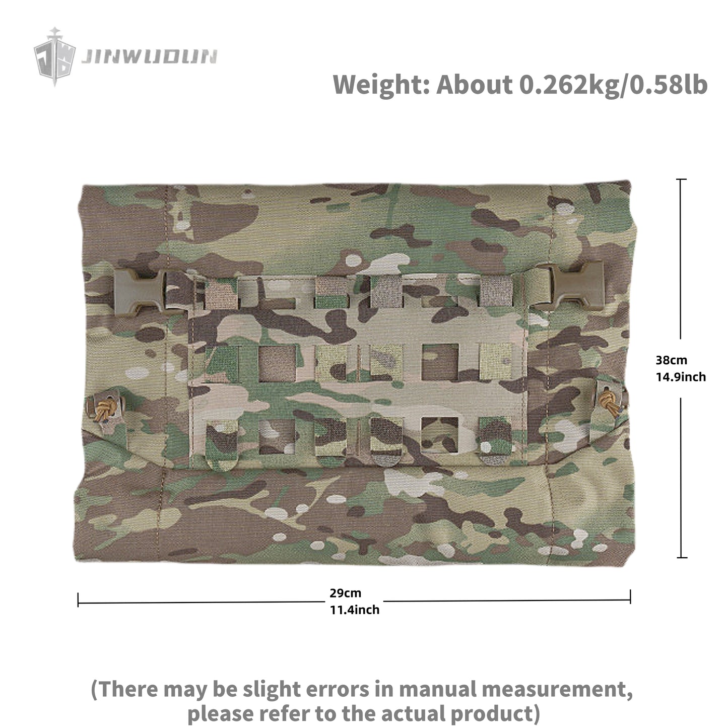 Multifunctional gas mask clothing tactical camouflage storage bag drawstring tightening vest under the bag