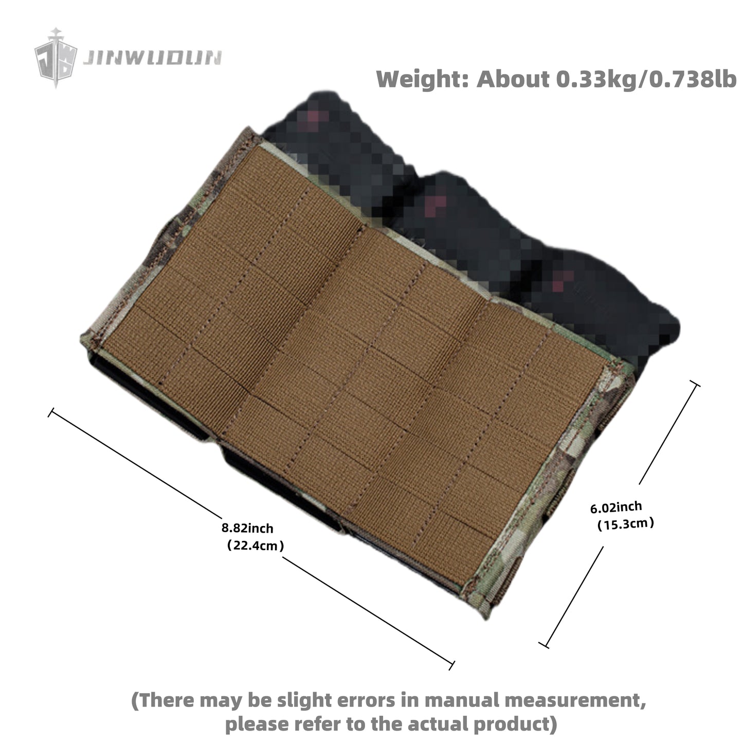 FAST Triple 5.56 Magazine Pouch (High) for Tactical MOLLE System