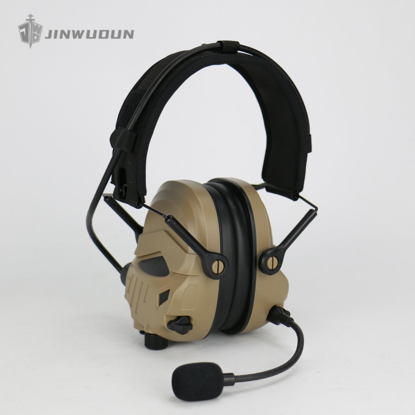 JWD-P30 Tactical Headset | Noise Reduction & Sound Pickup | Compatible with WENDY/FAST Helmets | Durable PC Material