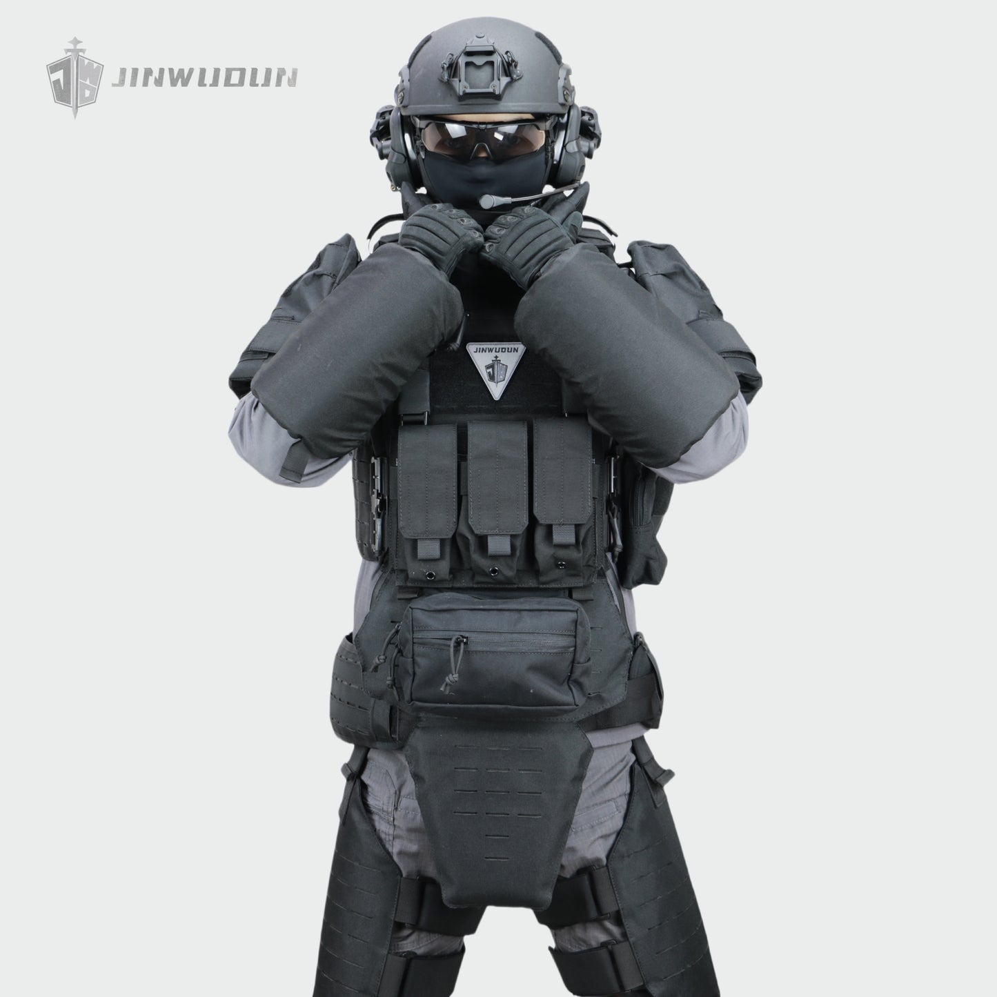 JWD-Bulletproof arm guard, NIJ-IIIA bulletproof, 1000D polyester material tactical bulletproof kit