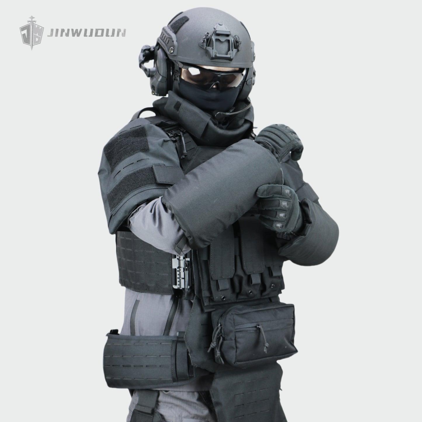 JWD-Bulletproof arm guard, NIJ-IIIA bulletproof, 1000D polyester material tactical bulletproof kit