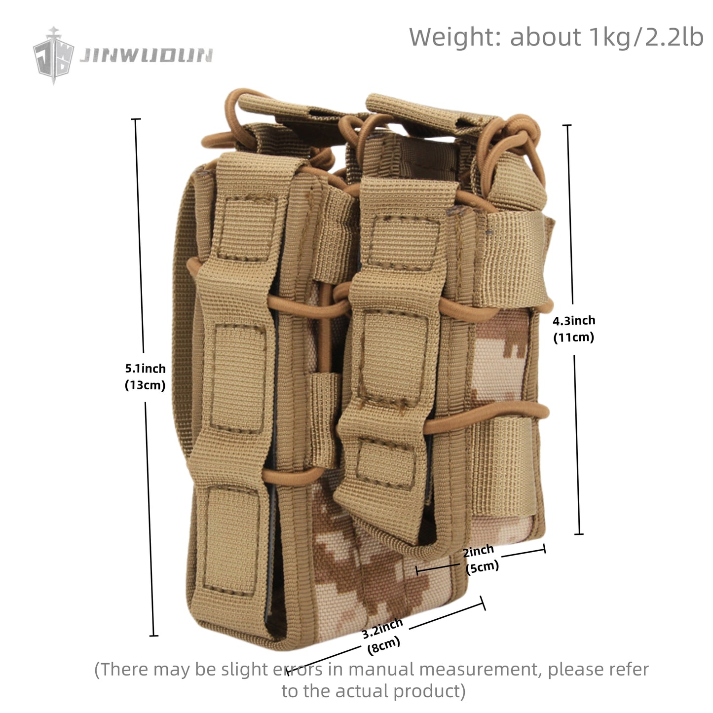 Accessory bag MOLLE system tactical vest accessory bag