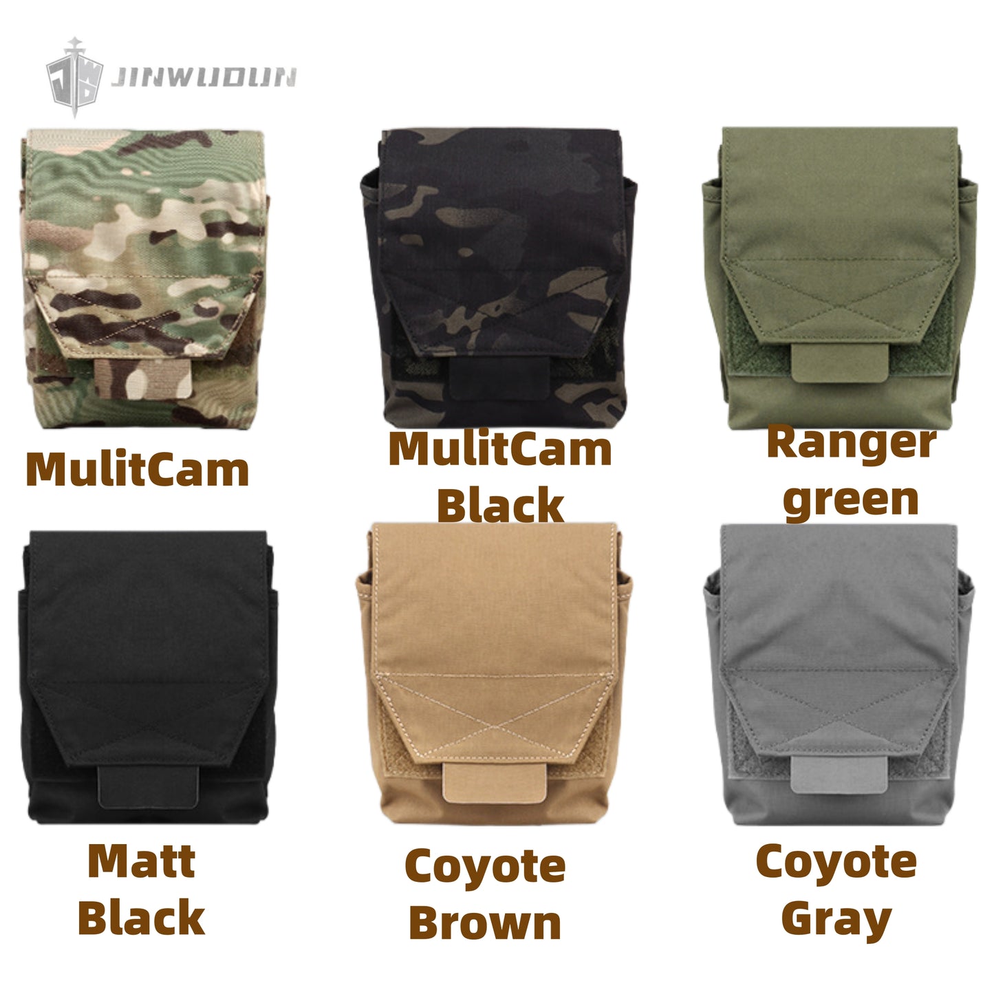 Molle system 5.56/9mm laser cut multi-purpose storage bag multi-function sundry bag