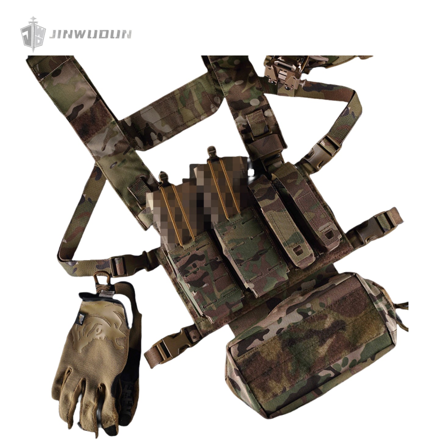 WST multifunctional function bag with various combinations of 5.56 tactical storage bag and magic buckle fastening