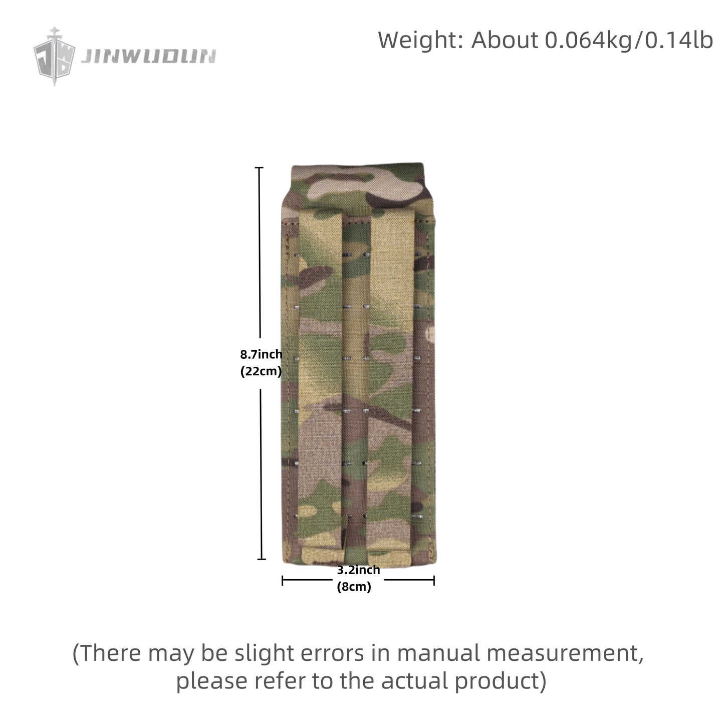 Knight multifunctional equipment bag Laser molle front extension link tactical accessory bag