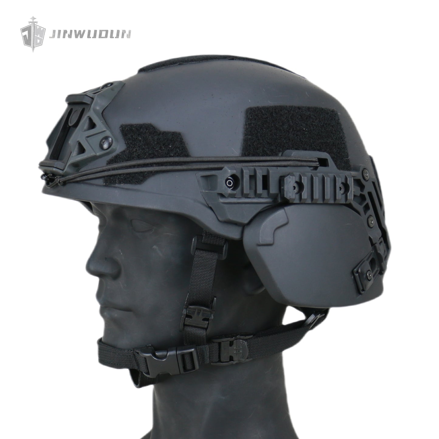 JWD-Wendy helmet + bulletproof earmuffs NIJ IIIA grade protective aramid material earmuffs
