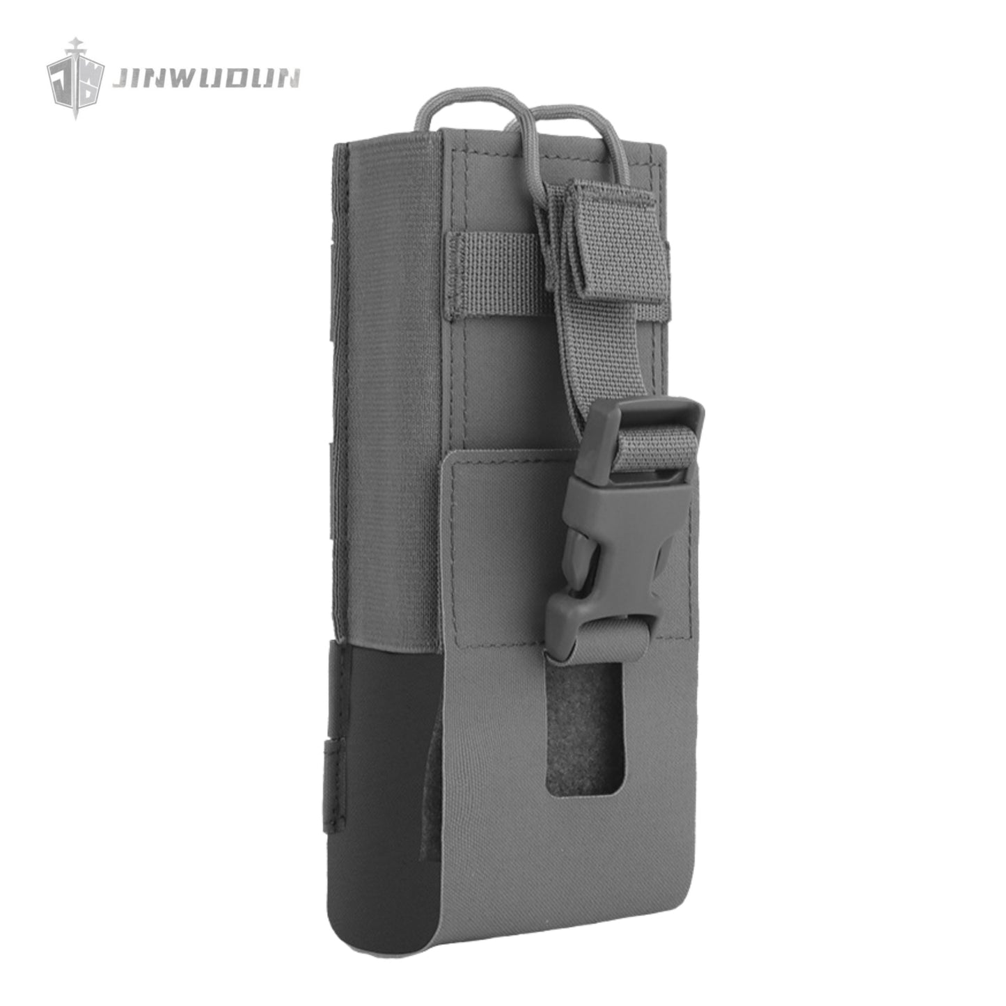 Lightweight Universal Radio Bag MOLLE Mount Adjustable Size Tactical Vest Accessory Bag