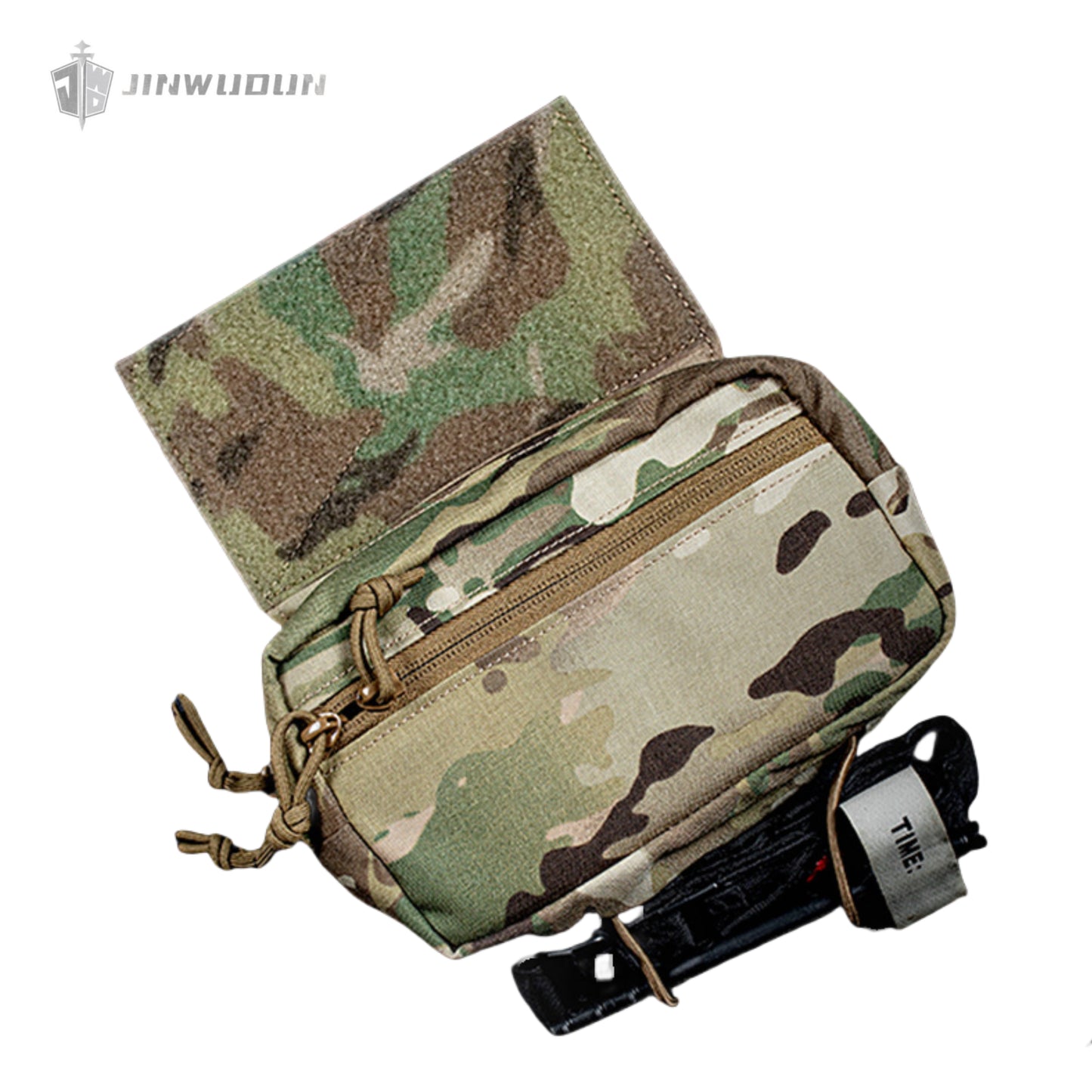 MK4 small tactical vest chest expansion accessory hanging sundries bag built-in double-sided Velcro