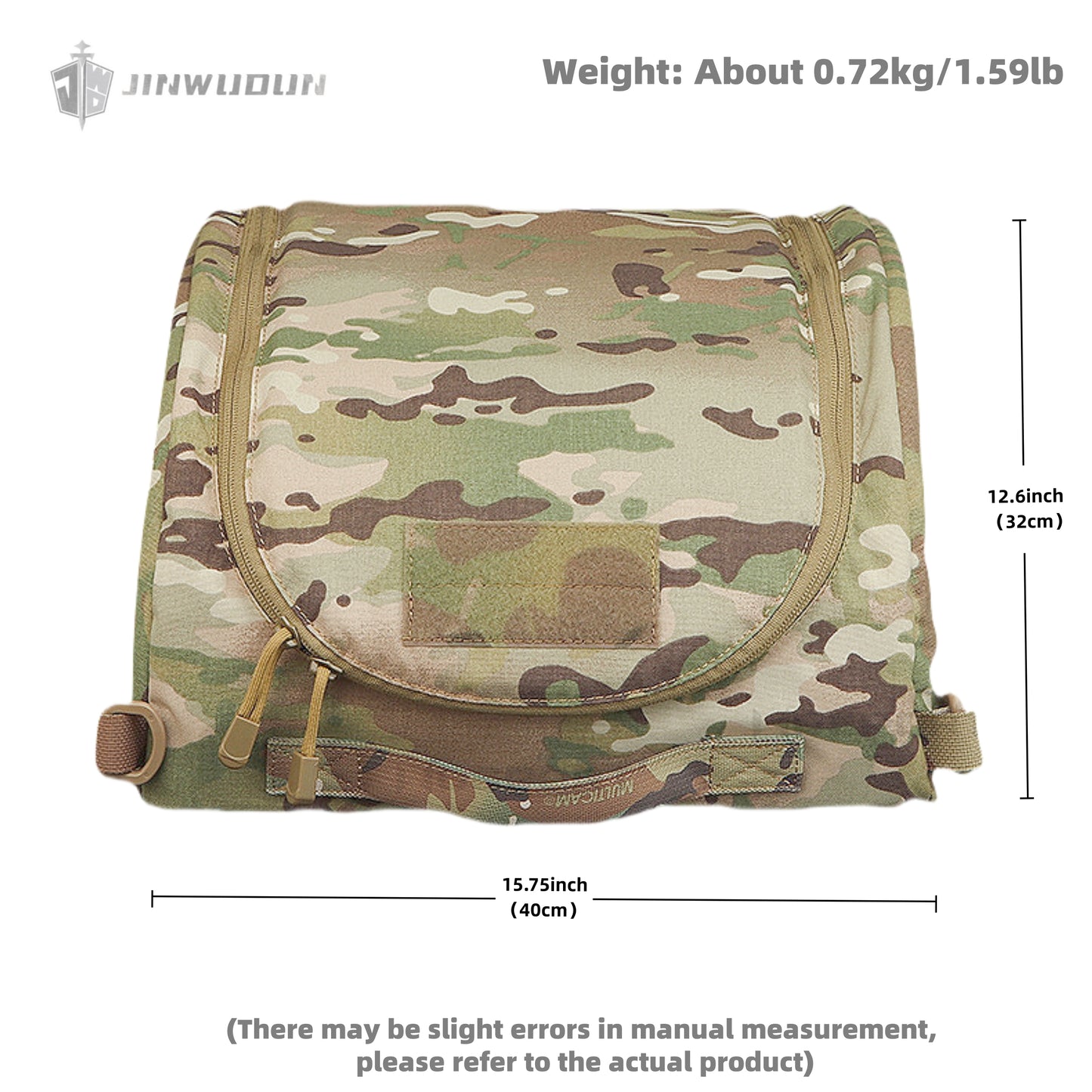 Large capacity tactical equipment storage tactical helmet storage handbag