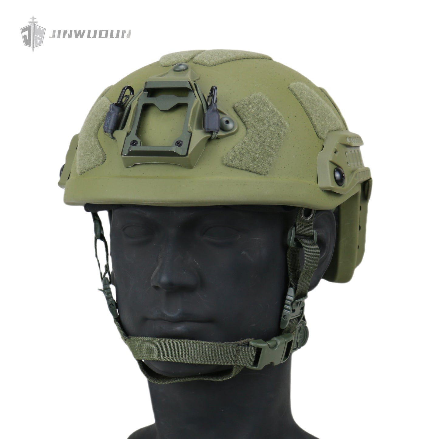 JWD-Level NIJ III bulletproof helmet FAST SF helmet type helmet 15 meters defense 7.62*51 M80 bullet PE material