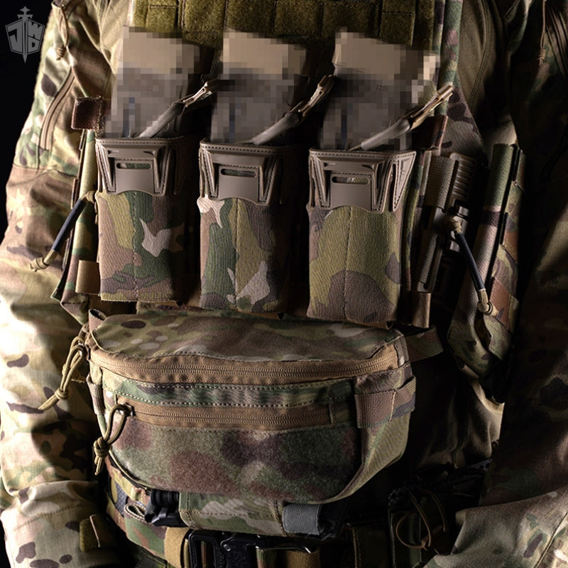 Tactical vest accessory pack equipment expansion pack dual-purpose multi-function belly pack