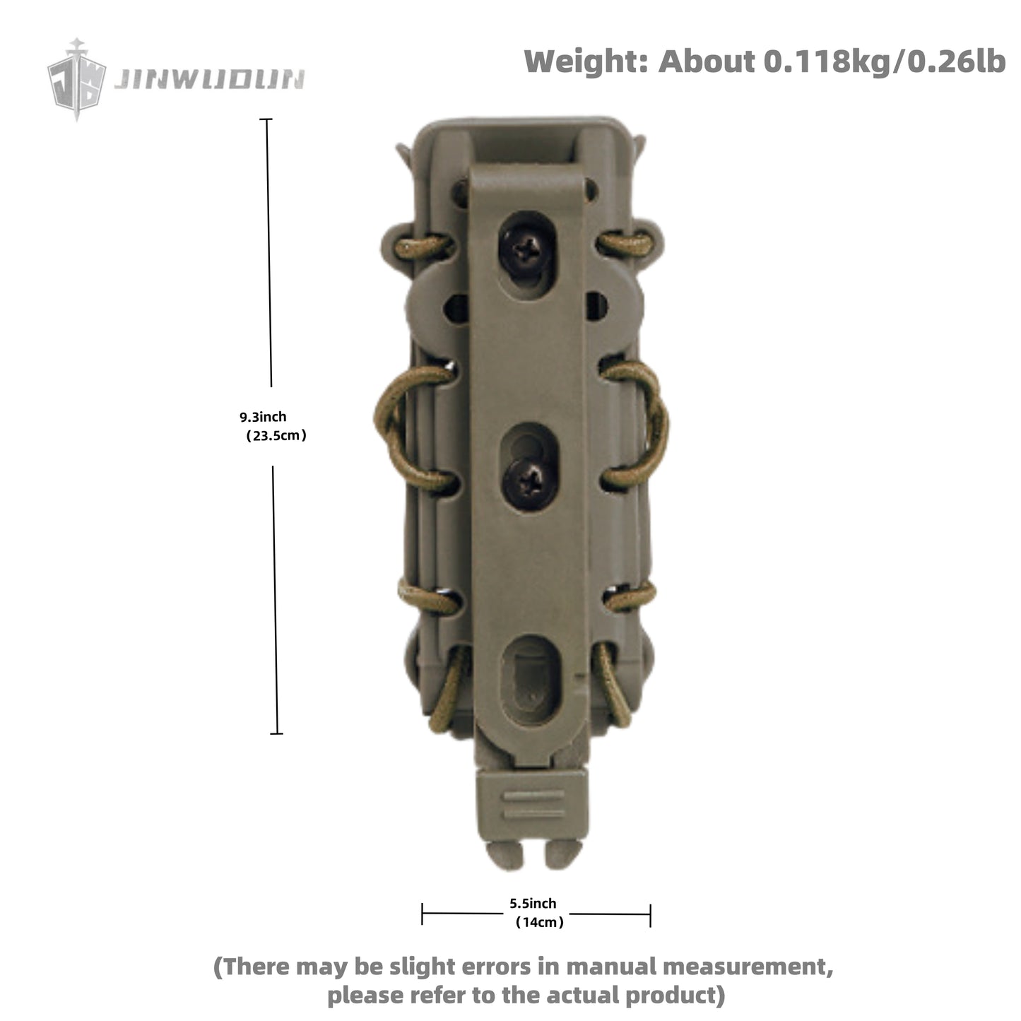 Alien Clip Case 9MM/45APS with MOLLE Buckle Belt Buckle
