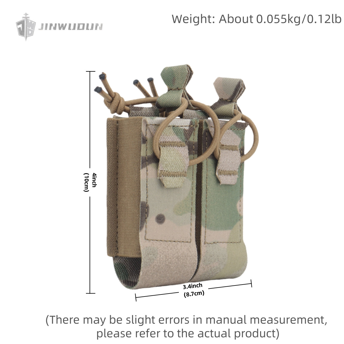 DPMP double function box tactical double magazine pouch multi-function MOLLE accessory bag
