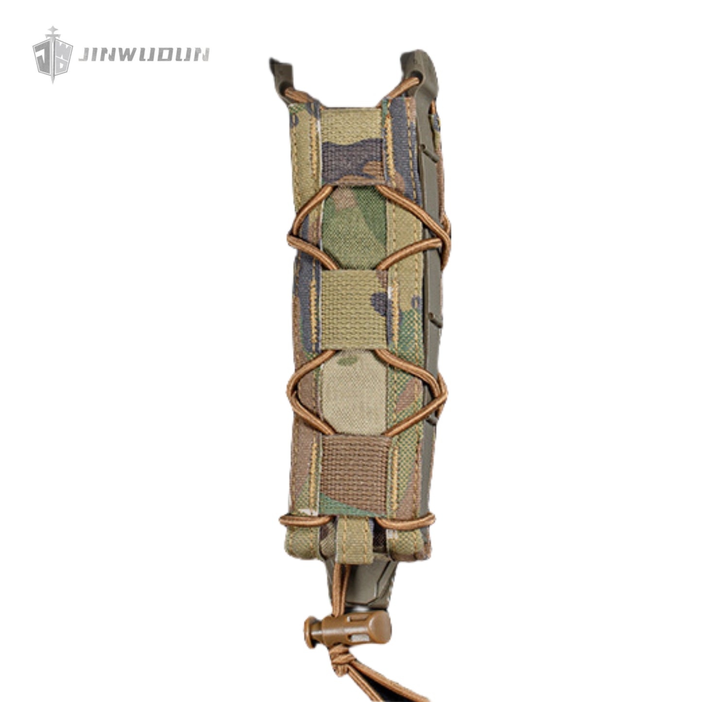 Single-link small accessory bag, tactical MOLLE miscellaneous items, Tiger long quick-draw function bag