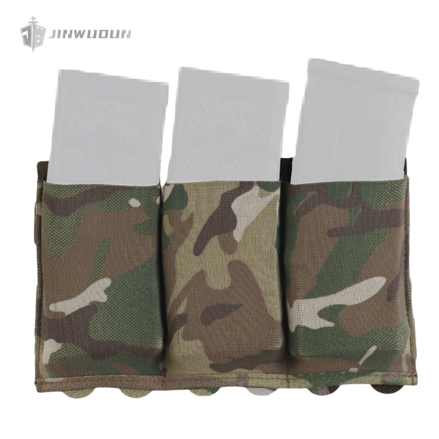 Lightweight elastic triple function bag 5.56/7.62 tactical storage bag Molle mount