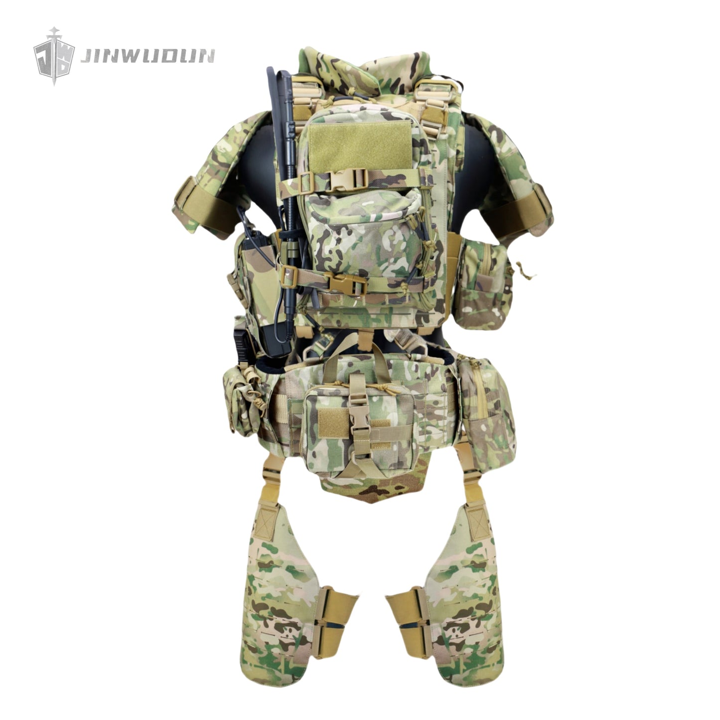 "Pioneer Z" NIJ IV level full protection bulletproof vest,MultiCam Military tactical vest body armor