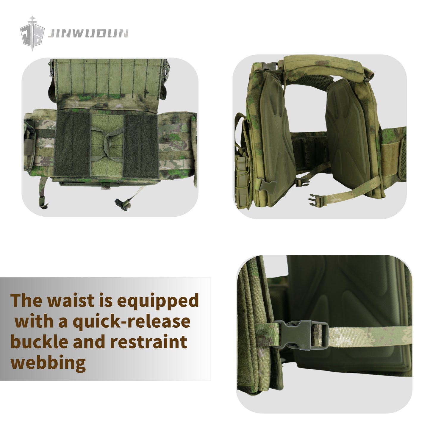Level IIIA/IV "Strategic" military tactical bulletproof vest, all-round protection