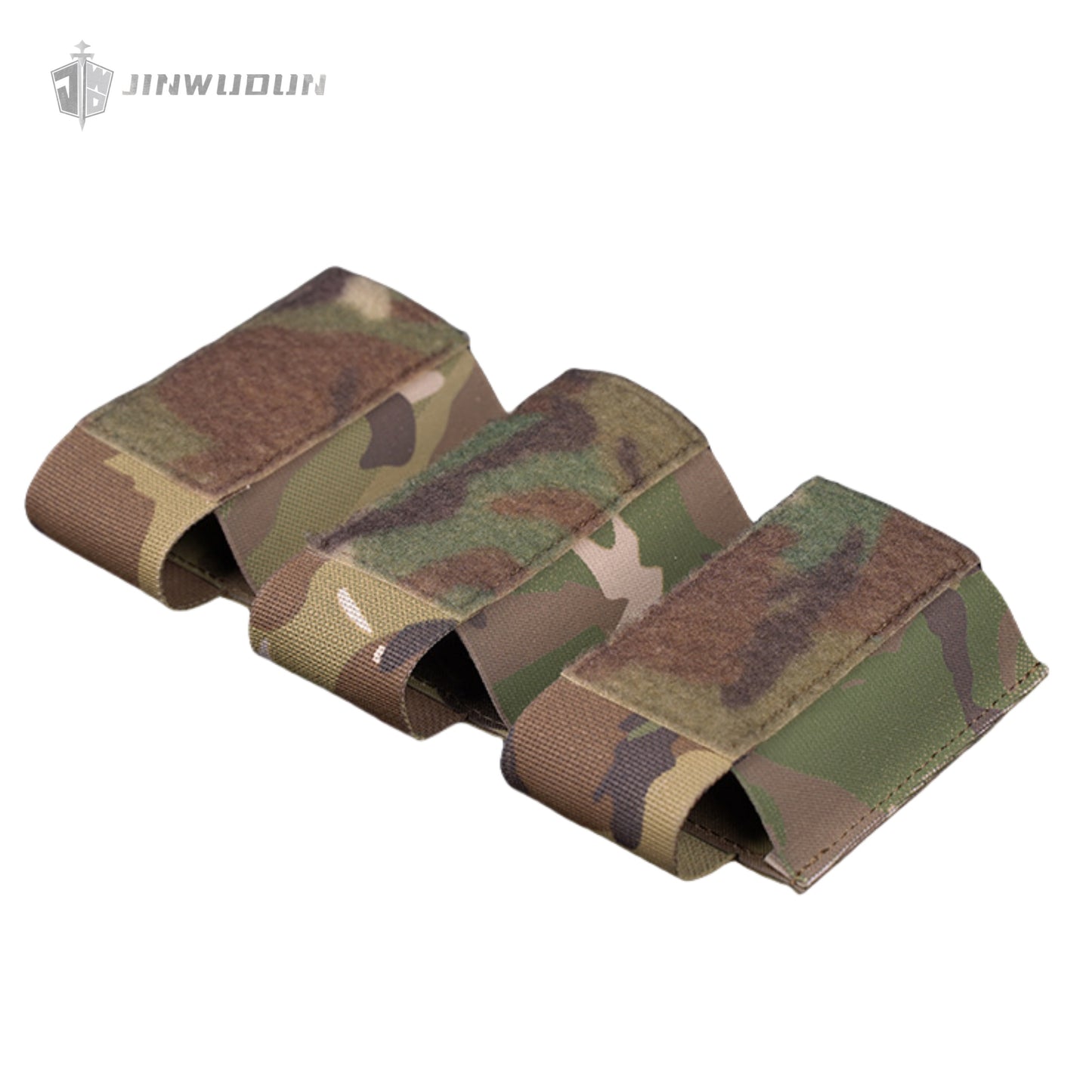 Triple 7.62 function pack (built-in) with Velcro for various tactical vests and chest mounts